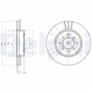 Bremsscheibe DELPHI BG2814