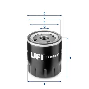 Filtro de aceite UFI 23.293.00