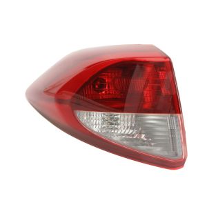 Luz traseira, direita (24V, vermelho) TYC 11-6852-15-2 Esquerda