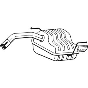 Endschalldämpfer BOSAL 100-169