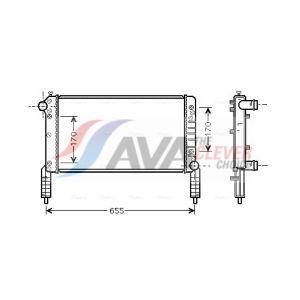 Motorkühler AVA COOLING FTA2263