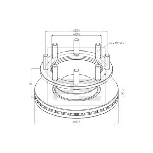 Bremsscheibe PETERS 026.678-10A