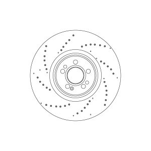 Disque de frein TRW SINGLE TRW DF4598S