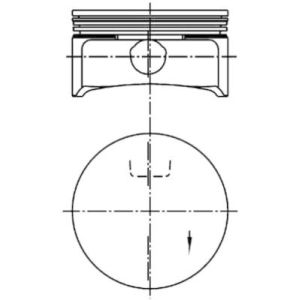 Pistão KOLBENSCHMIDT 99741601