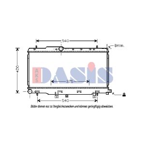 Motorkühler AKS DASIS 350027N