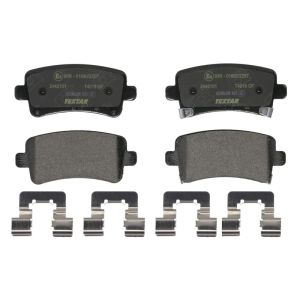 Conjunto de pastilhas de travão TEXTAR 2442101, atrás