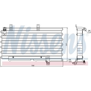 Condensatore, impianto di climatizzazione NISSENS 94000