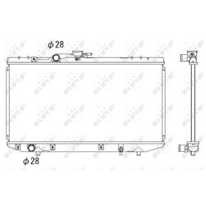 Radiator, motorkoeling NRF 53269