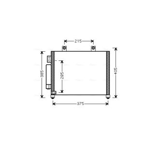 Condensador, ar condicionado AVA COOLING OL5342D AVA