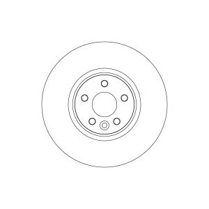 Disco de travão TRW SINGLE TRW DF6724S, 1 Peça