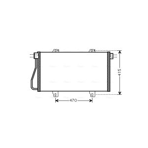 Kondensator, Klimaanlage AVA COOLING RTA5352