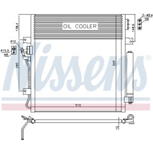 Kondensator, Klimaanlage NISSENS NIS 940461