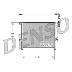 Condensador, sistema de ar condicionado DENSO DCN05010