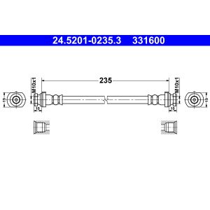 Bromsslang ATE 24.5201-0235.3