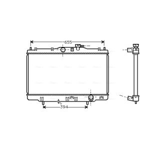 Arrefecedor do motor AVA COOLING HD2176
