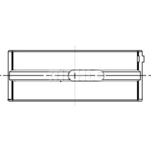 Cojinete de cigüeñal MAHLE 213 HL 21652 000