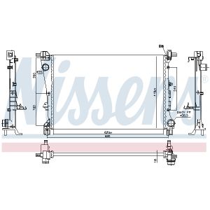 Radiador NISSENS NIS 606810