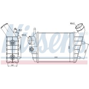 Intercooler NISSENS 96699