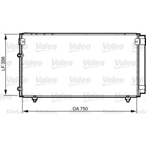 A/C-kondensor VALEO 814207