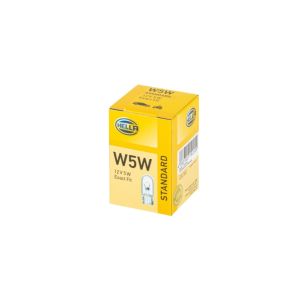 Lâmpada HELLA W5W Standard 12V, 5W, 10 peça