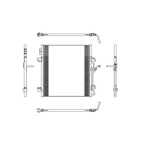 Condensador, aire acondicionado EASY FIT NRF 350188