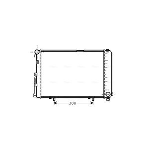 Motorradiateur  AVA COOLING MS2067