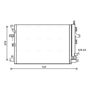 Condenseur (climatisation) AVA COOLING VOA5152D