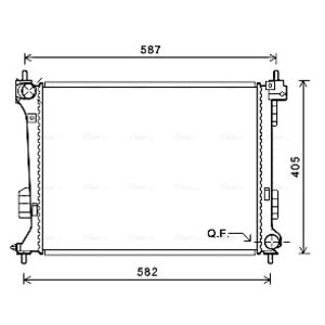 Motorkühler AVA COOLING HY2302