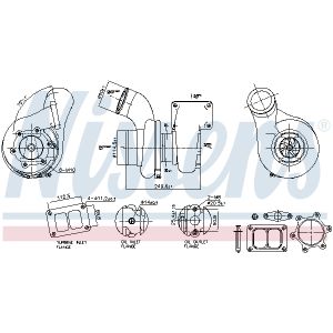 Lader, Aufladung    NISSENS 93691