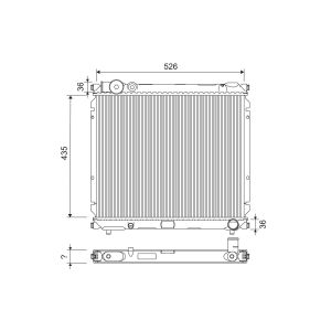 Radiateur moteur VALEO 701250