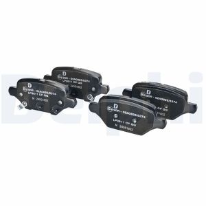 Remblokset DELPHI LP3611, achter