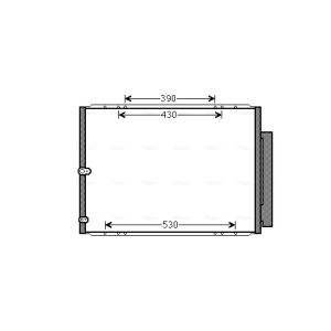 Kondensator, Klimaanlage AVA COOLING TO5568D
