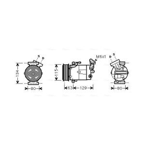 Compressor, ar condicionado AVA COOLING RTAK384