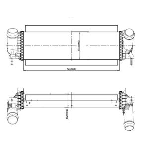 Ladeluftkühler NRF 309061