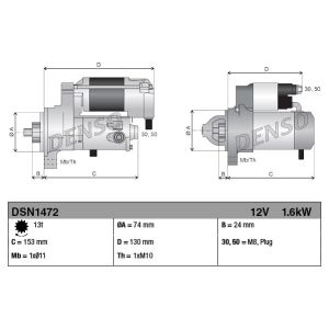 Starter DENSO DSN1472