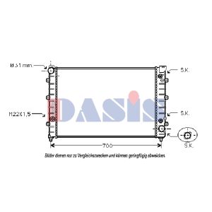 Motorkühler AKS DASIS 480070N