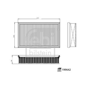Filtro de ar FEBI BILSTEIN 199642