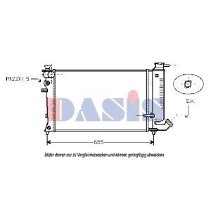 Motorkühler AKS DASIS 060005N