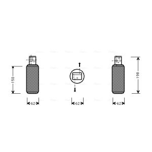 Secador, ar condicionado AVA COOLING SBD044