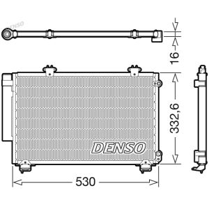 Kondensator, Klimaanlage DENSO DCN50060