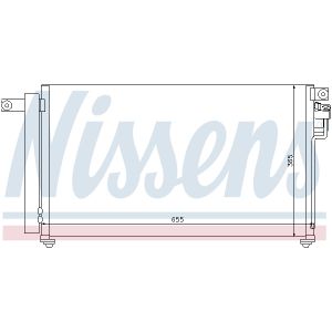 Lauhdutin, ilmastointilaite NISSENS 94814