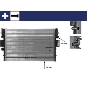 Arrefecedor do motor MAHLE CR 1551 000S