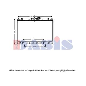 Raffreddatore motore AKS DASIS 140055N