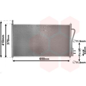 Condenseur (climatisation) VAN WEZEL 18005268