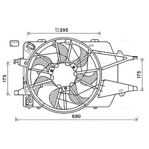 Puhallin AVA COOLING FD7577 AVA