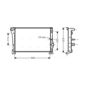 Motorkühler AVA COOLING LCA2088