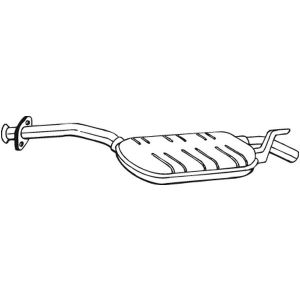 Silenciador intermédio BOSAL 175-175