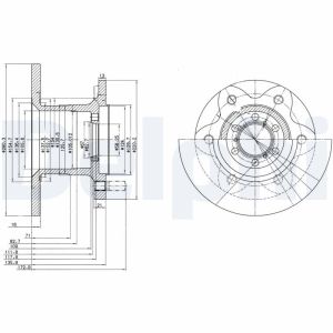 Disco de freno DELPHI BG429