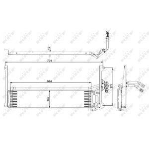 Ölkühler, Automatikgetriebe NRF 31360