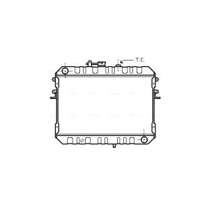 Arrefecedor do motor AVA COOLING MZ2046